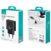 USAMS Ładowarka sieciowa T65 33W Fast Charging 1xUSB-C 1xUSB-A czarna